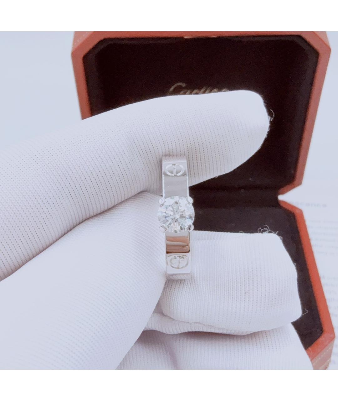 CARTIER Белое кольцо из белого золота, фото 3