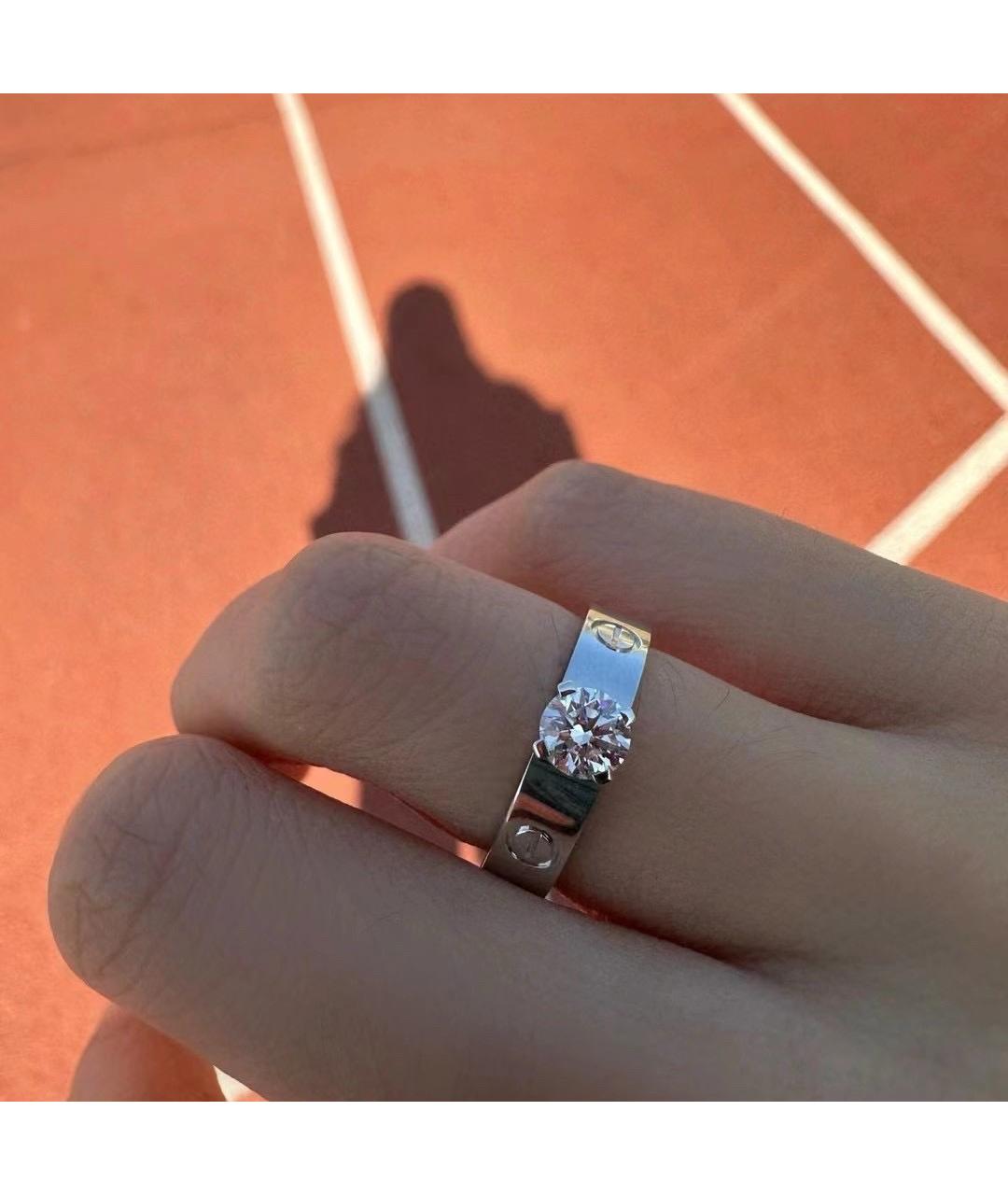 CARTIER Белое кольцо из белого золота, фото 8