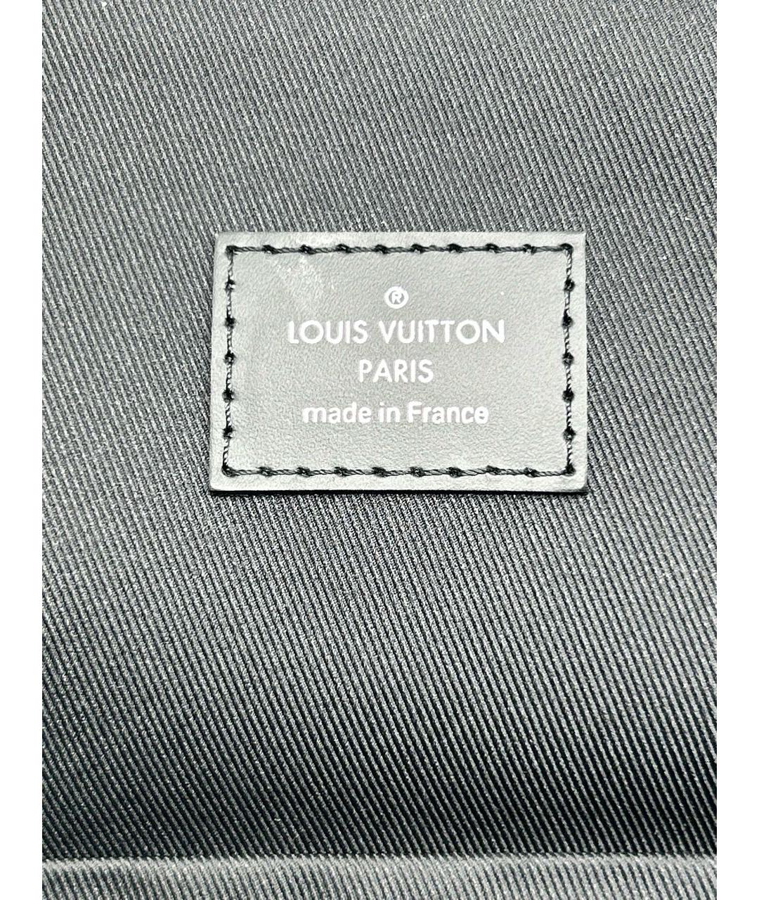 LOUIS VUITTON Антрацитовая сумка на плечо, фото 6