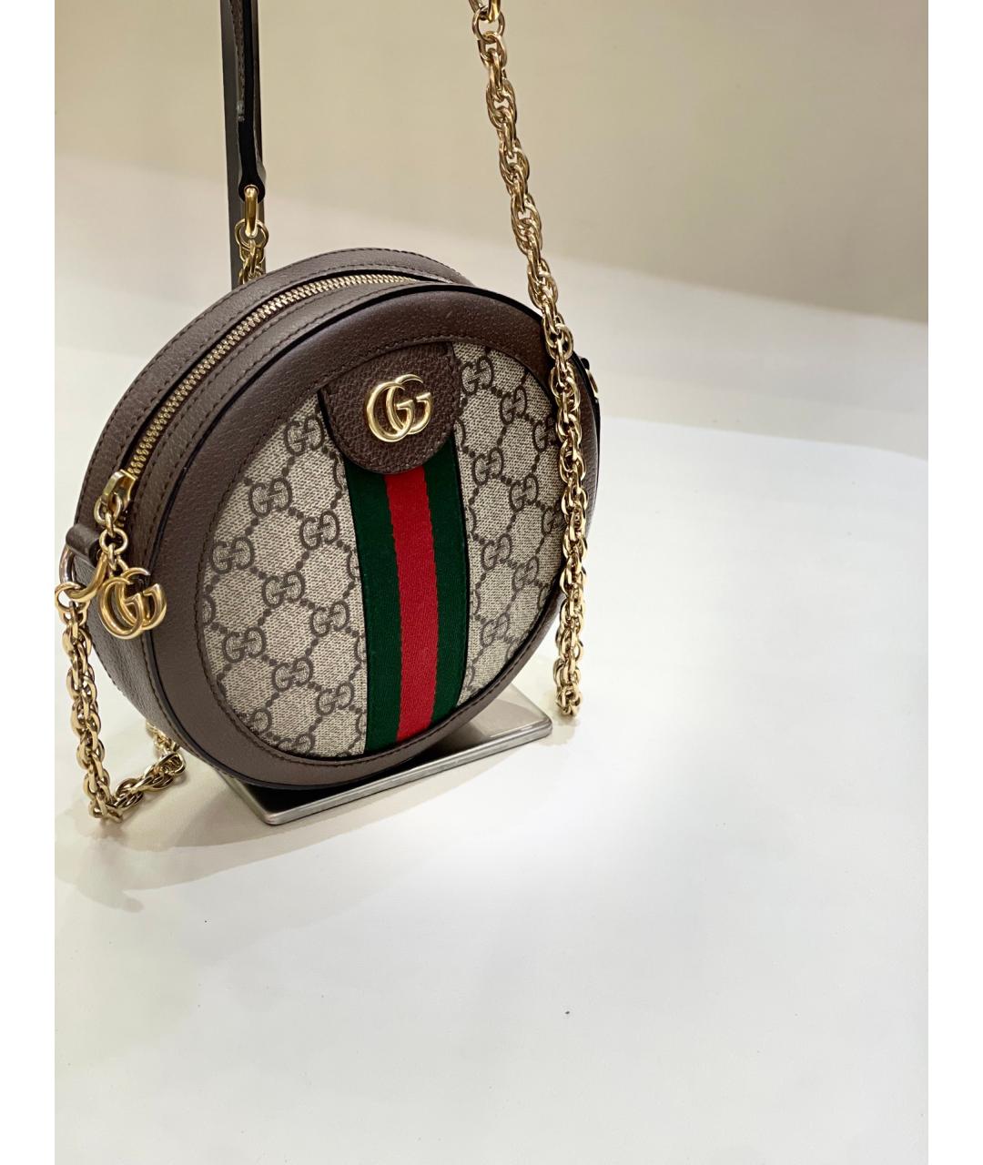 GUCCI Бежевая деним сумка через плечо, фото 2