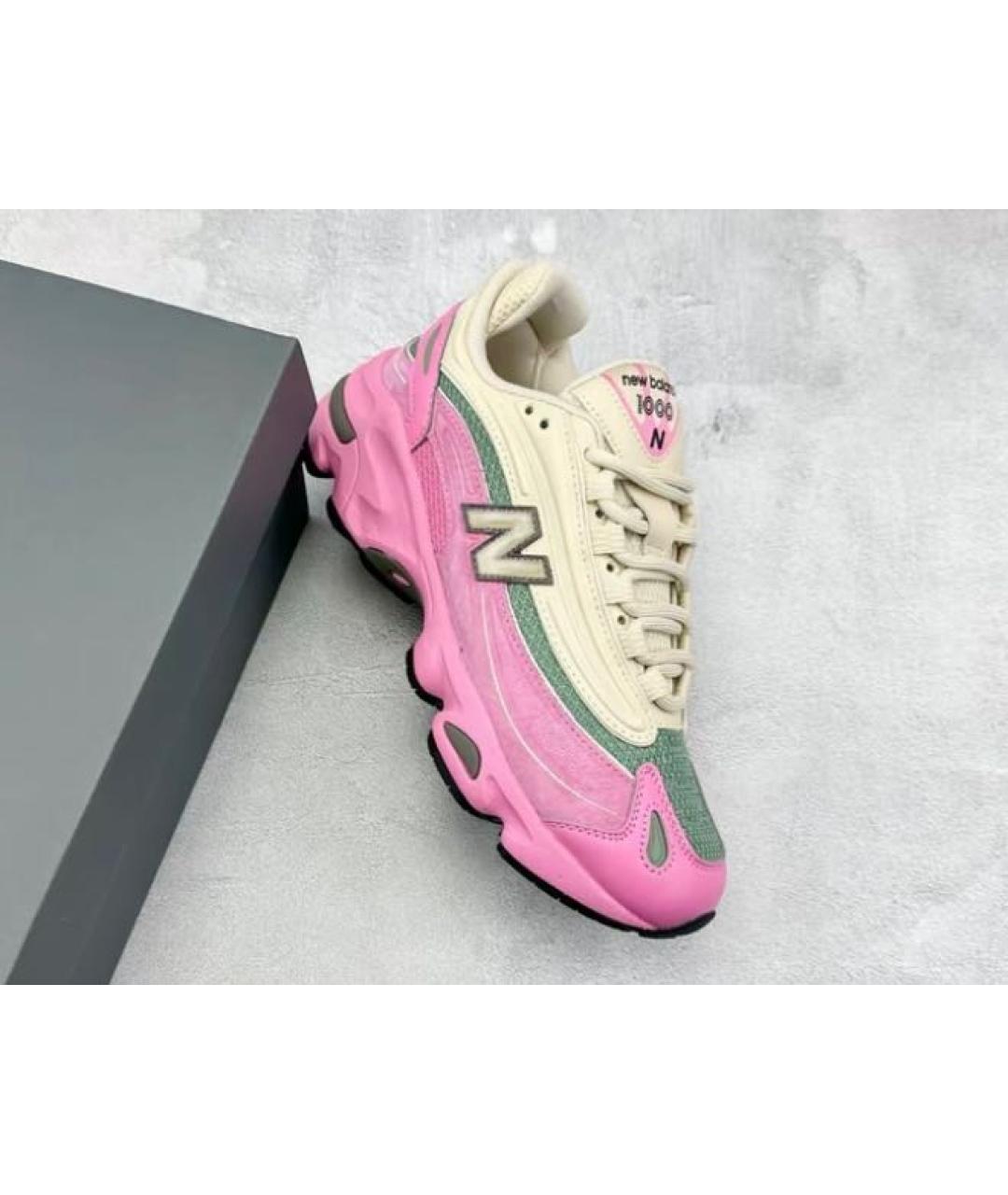 NEW BALANCE Розовые резиновые кроссовки, фото 4