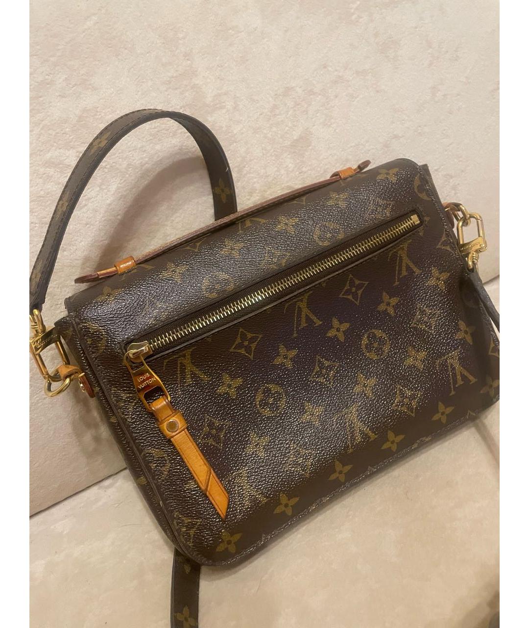 LOUIS VUITTON Коричневая сумка через плечо, фото 3