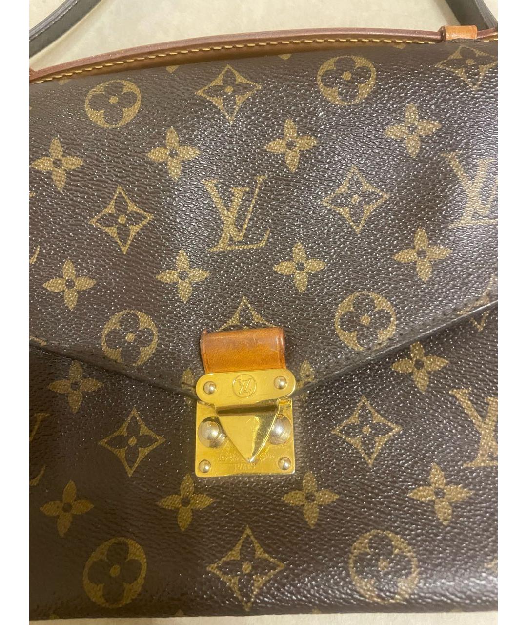 LOUIS VUITTON Коричневая сумка через плечо, фото 5