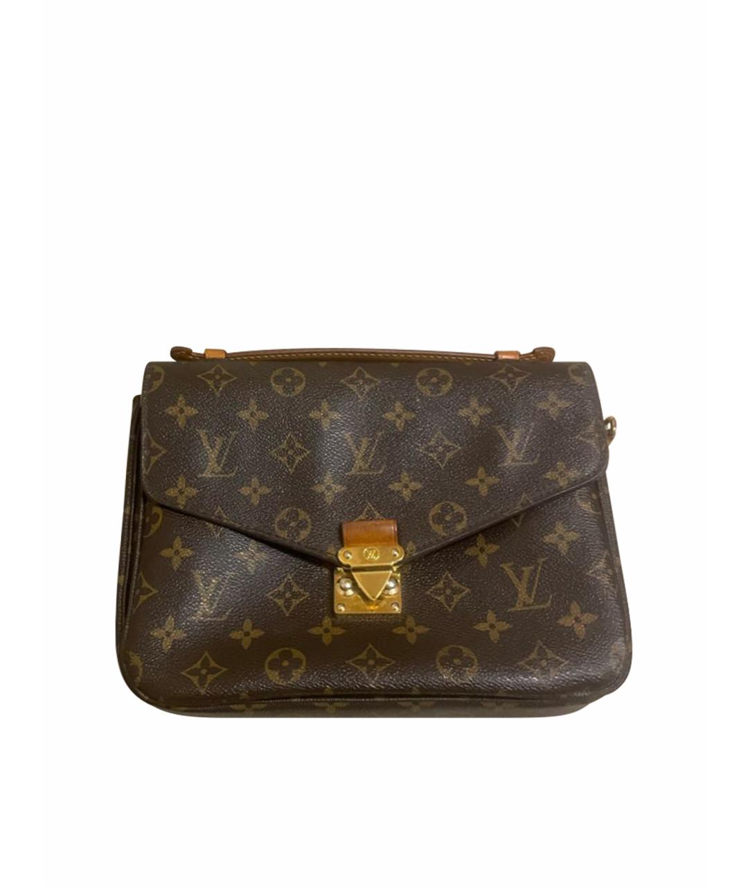 LOUIS VUITTON Коричневая сумка через плечо, фото 1