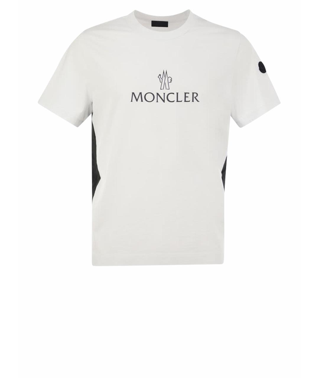 MONCLER Белая футболка, фото 1