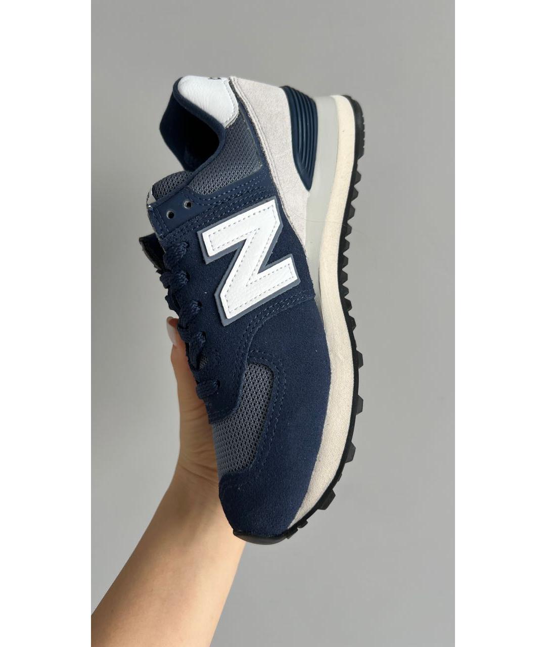 NEW BALANCE Синие текстильные кроссовки, фото 7