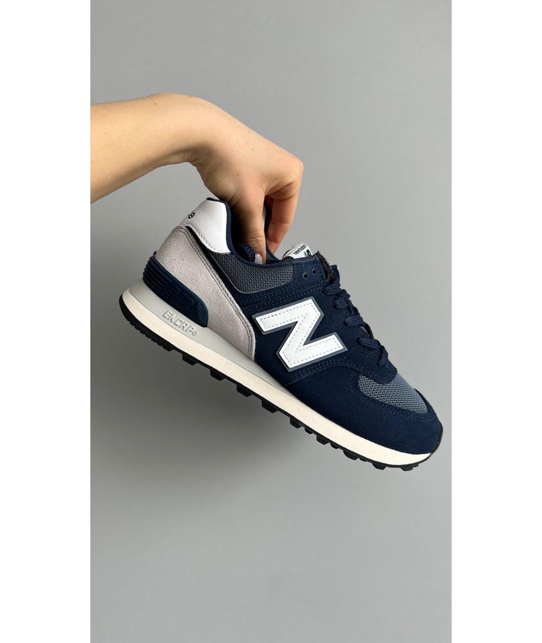 NEW BALANCE Синие текстильные кроссовки, фото 9