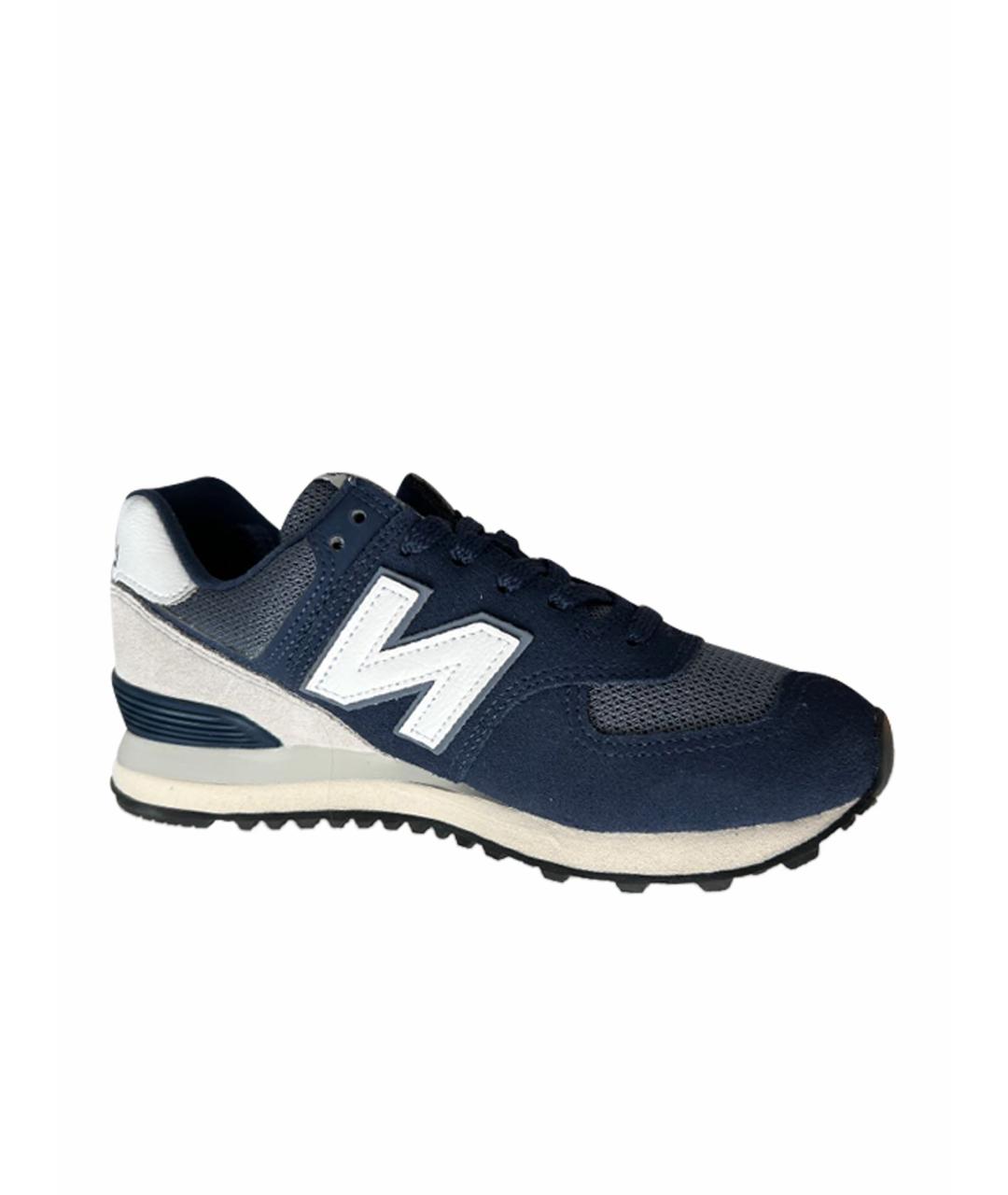 NEW BALANCE Синие текстильные кроссовки, фото 1