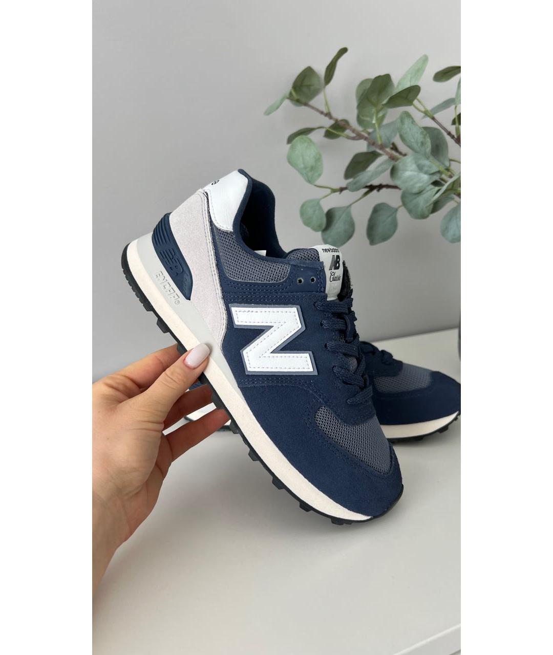 NEW BALANCE Синие текстильные кроссовки, фото 6