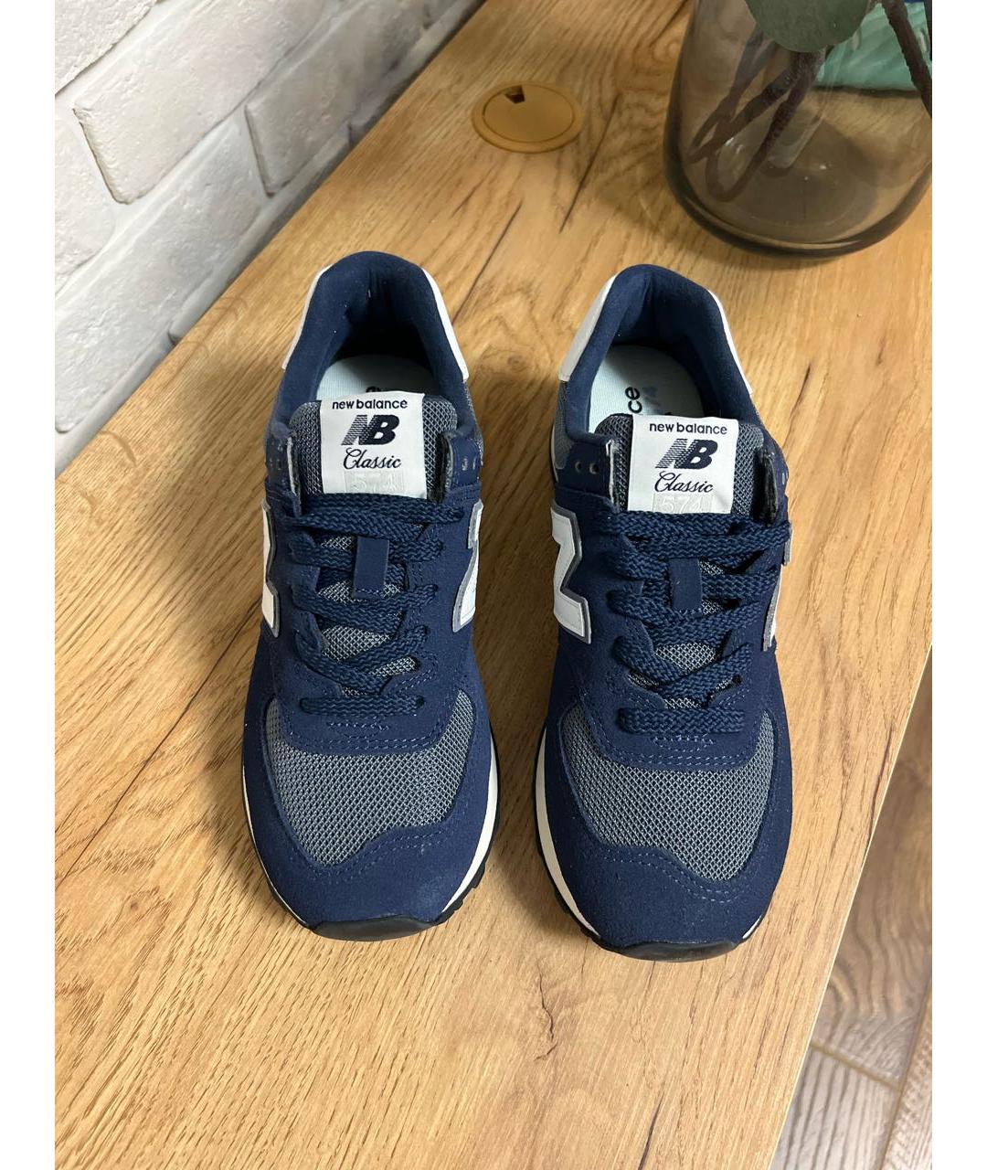 NEW BALANCE Синие текстильные кроссовки, фото 2