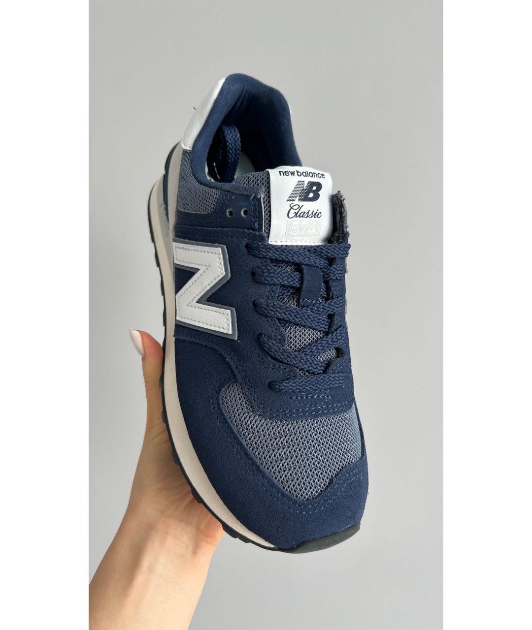 NEW BALANCE Синие текстильные кроссовки, фото 8