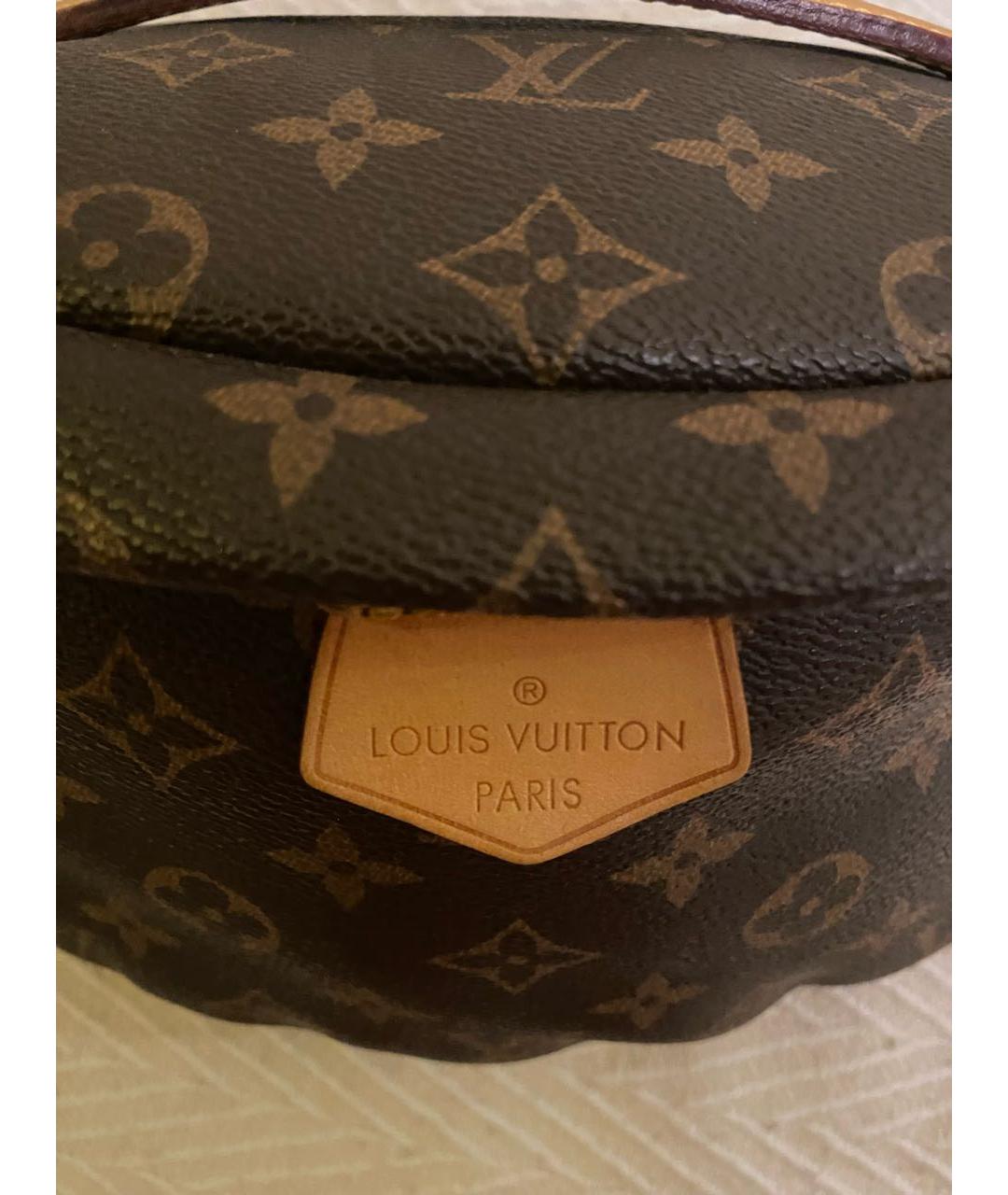 LOUIS VUITTON Коричневая поясная сумка, фото 2