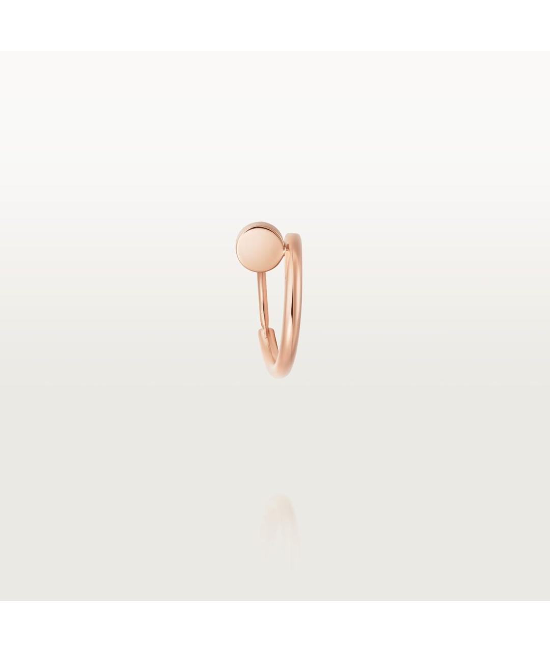 CARTIER Розовые серьги из розового золота, фото 5