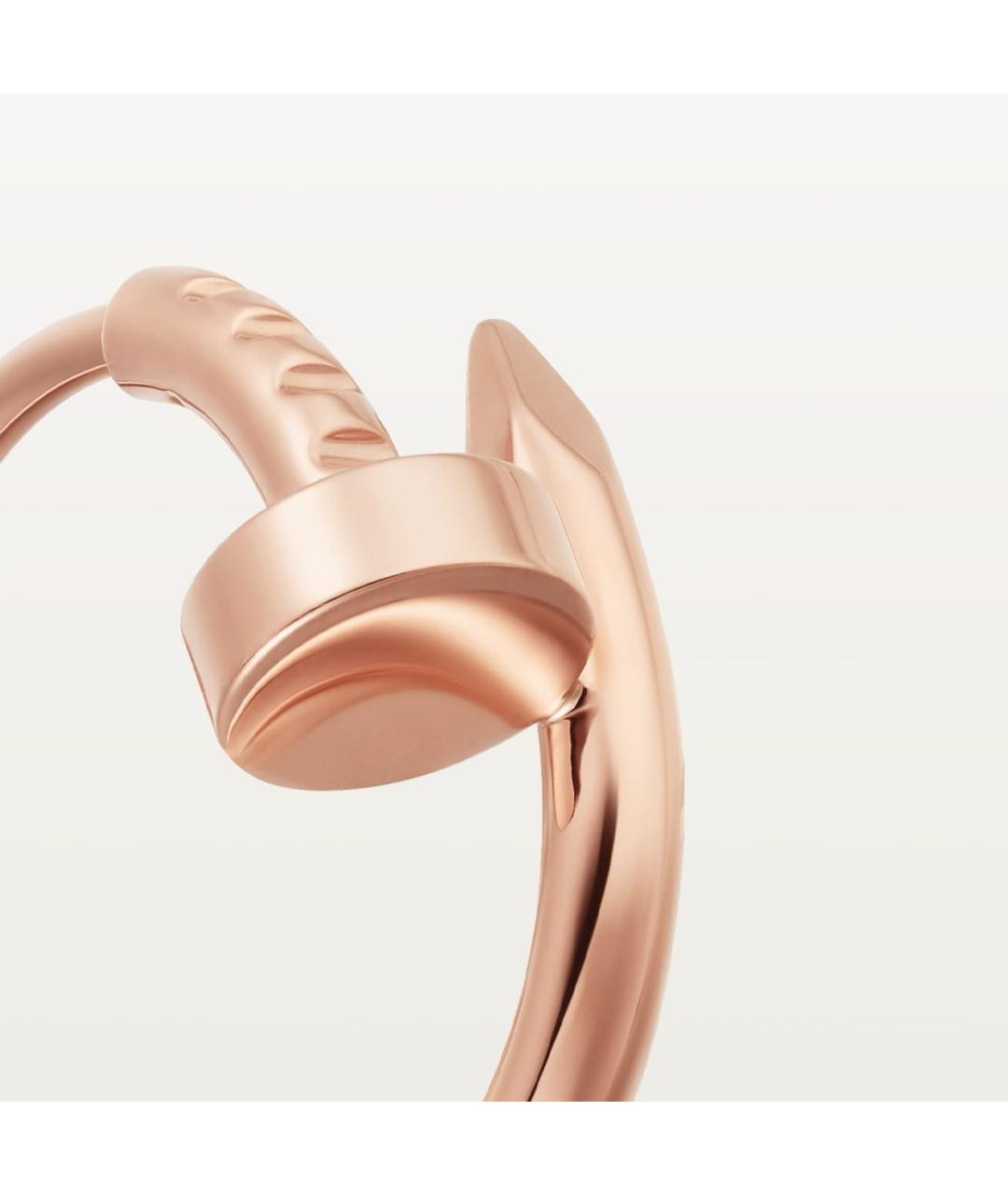 CARTIER Розовые серьги из розового золота, фото 3