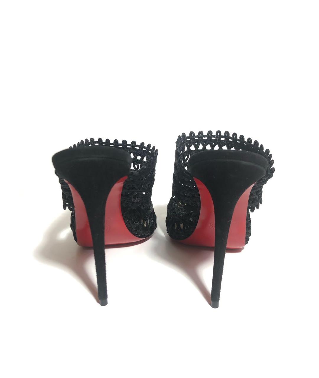 CHRISTIAN LOUBOUTIN Черные туфли, фото 3