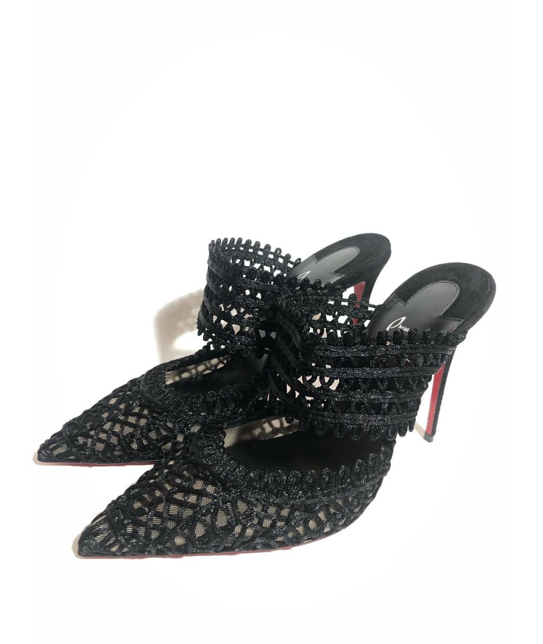 CHRISTIAN LOUBOUTIN Черные туфли, фото 2