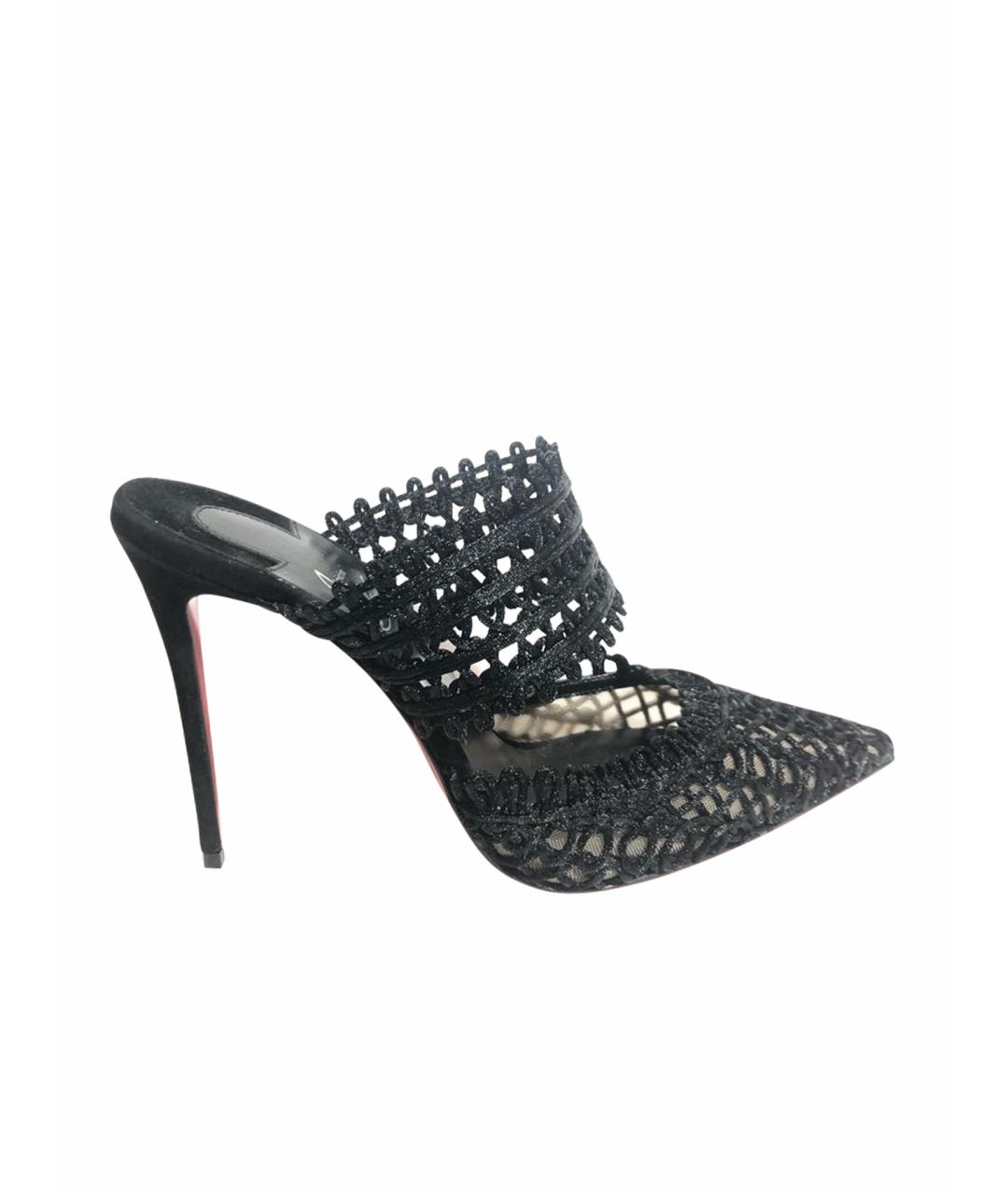 CHRISTIAN LOUBOUTIN Черные туфли, фото 1