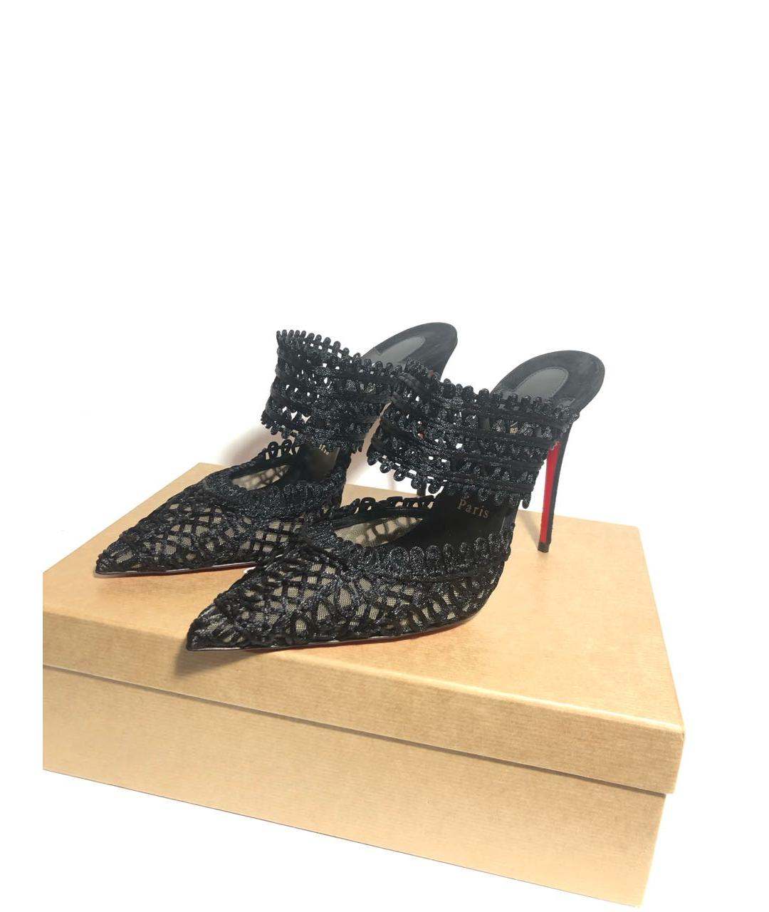 CHRISTIAN LOUBOUTIN Черные туфли, фото 5