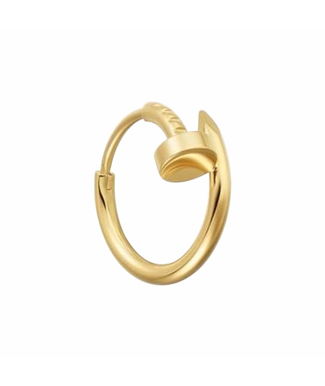 CARTIER Золотые серьги из желтого золота, фото 1