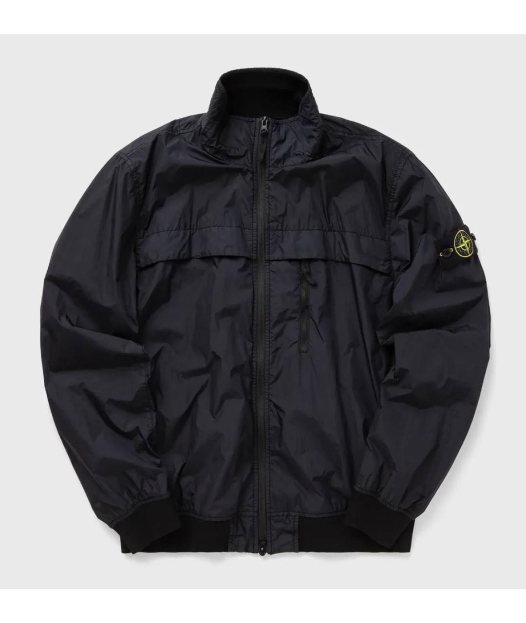 STONE ISLAND Темно-синяя полиамидовая куртка, фото 5