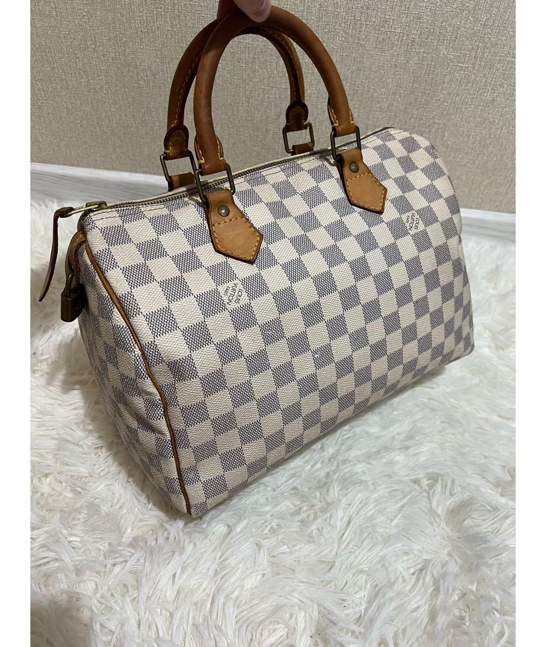 LOUIS VUITTON Белая сумка с короткими ручками, фото 2