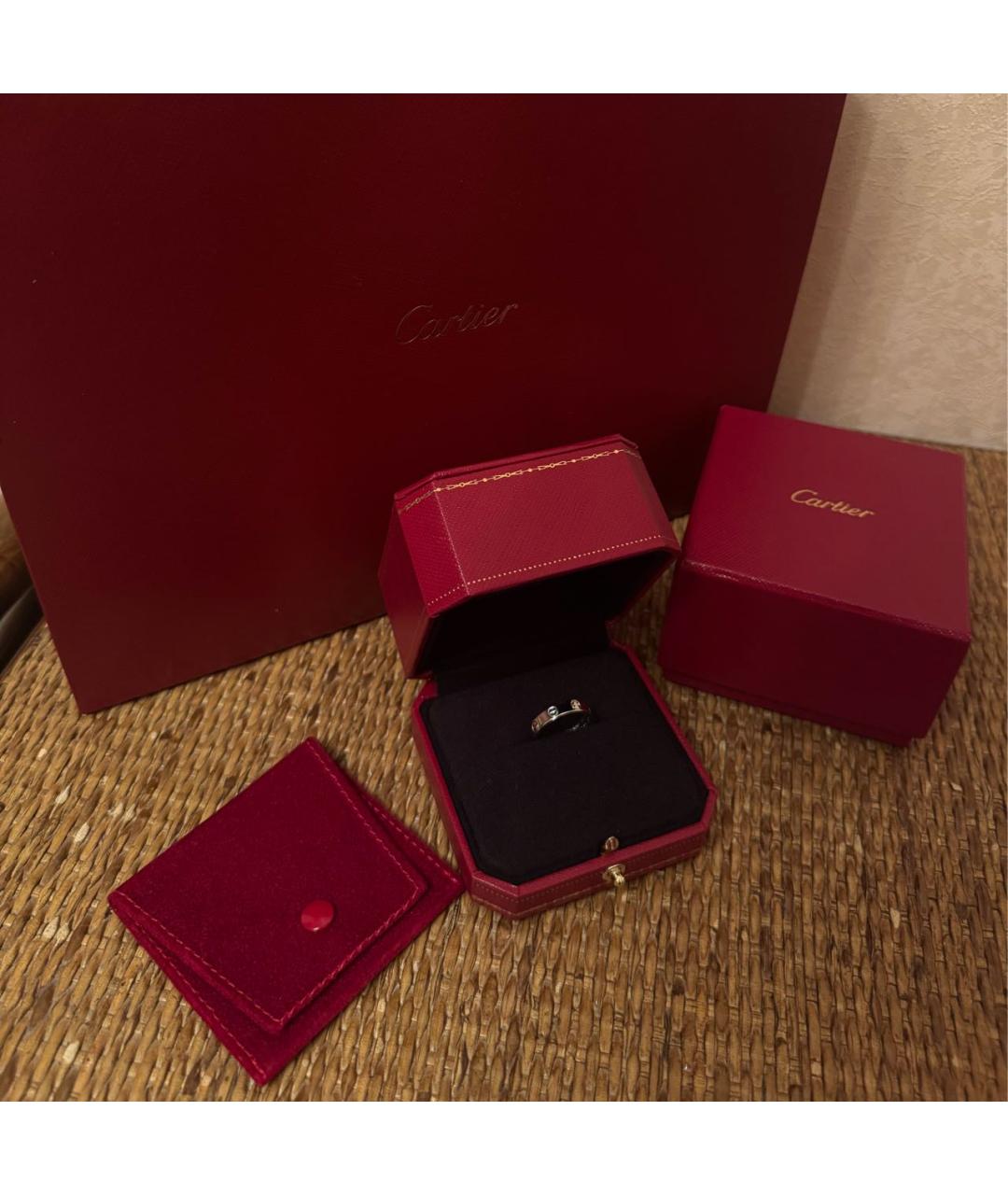 CARTIER Серебряное кольцо из белого золота, фото 5