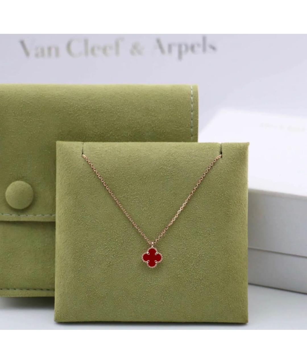 VAN CLEEF & ARPELS Бордовая подвеска, фото 4