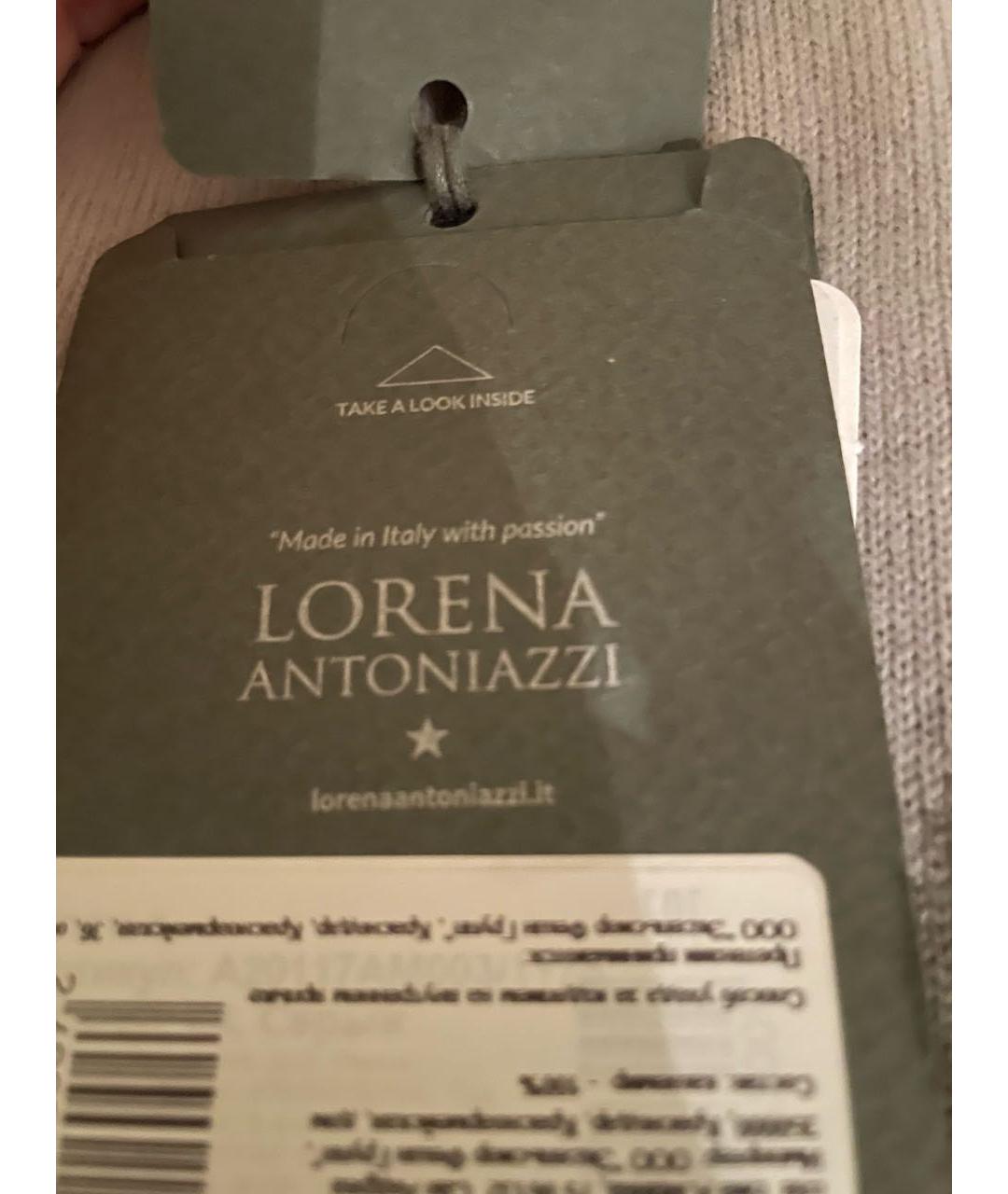 LORENA ANTONIAZZI Серое кашемировое повседневное платье, фото 4