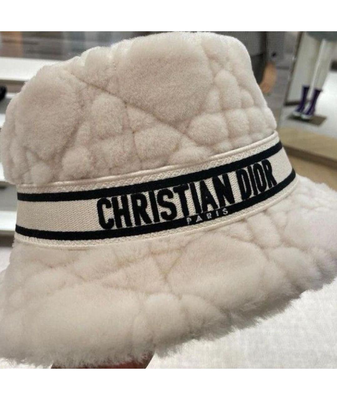 CHRISTIAN DIOR Белая панама, фото 7