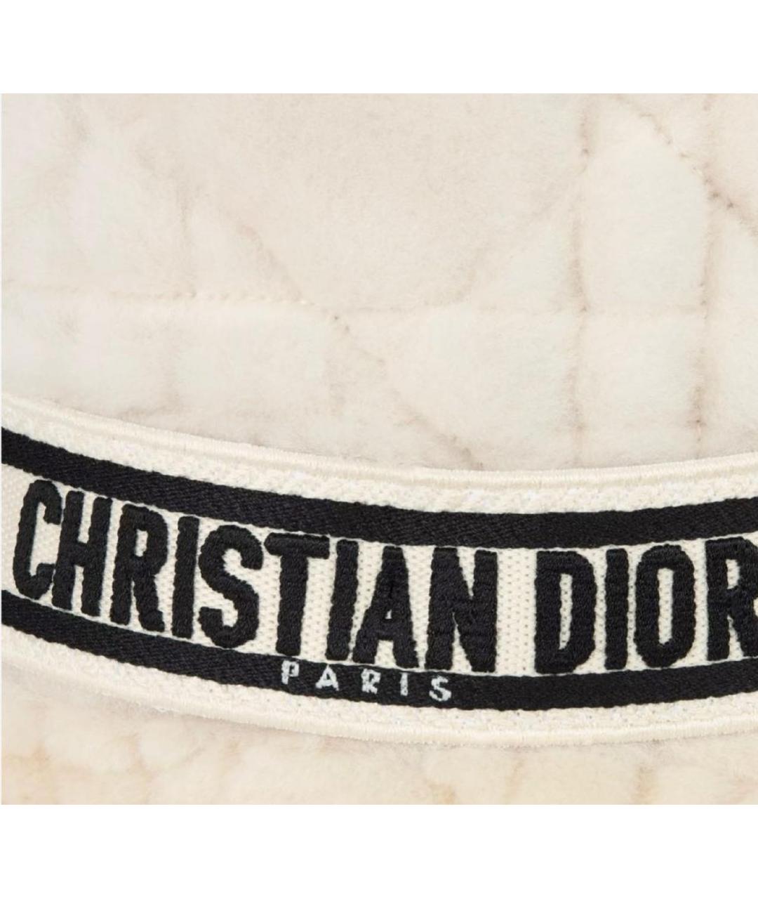 CHRISTIAN DIOR Белая панама, фото 3