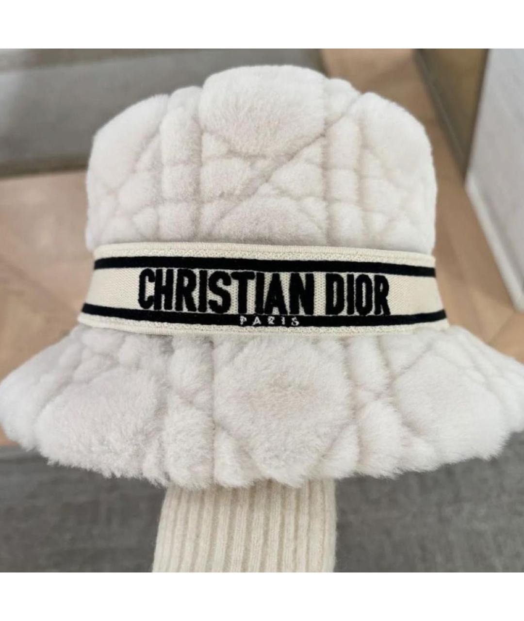 CHRISTIAN DIOR Белая панама, фото 8