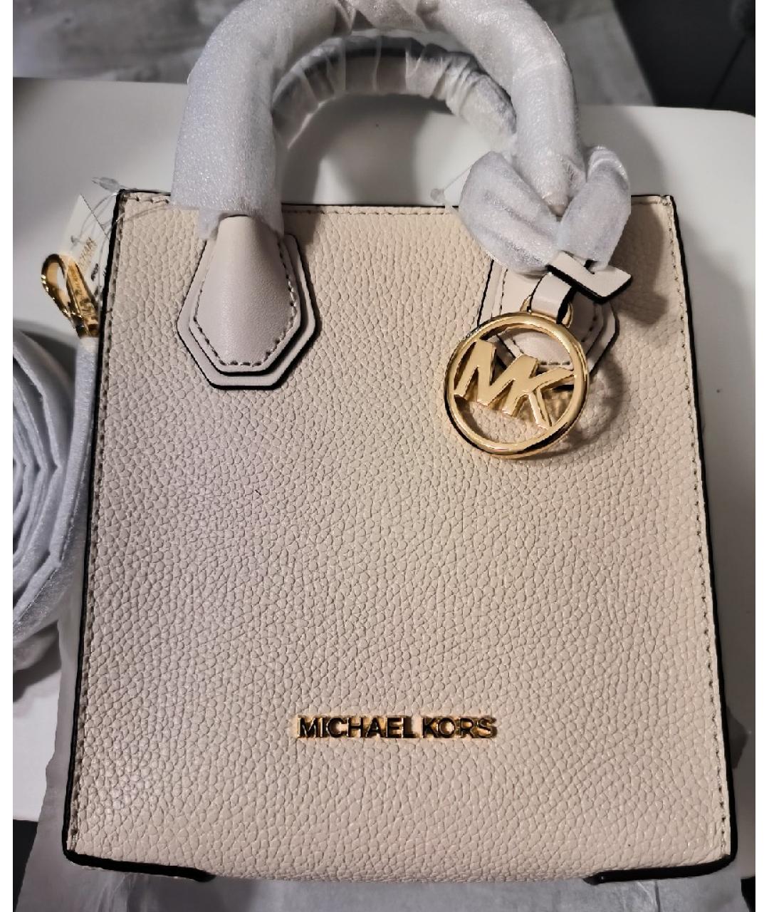 MICHAEL KORS Бежевая сумка с короткими ручками, фото 4