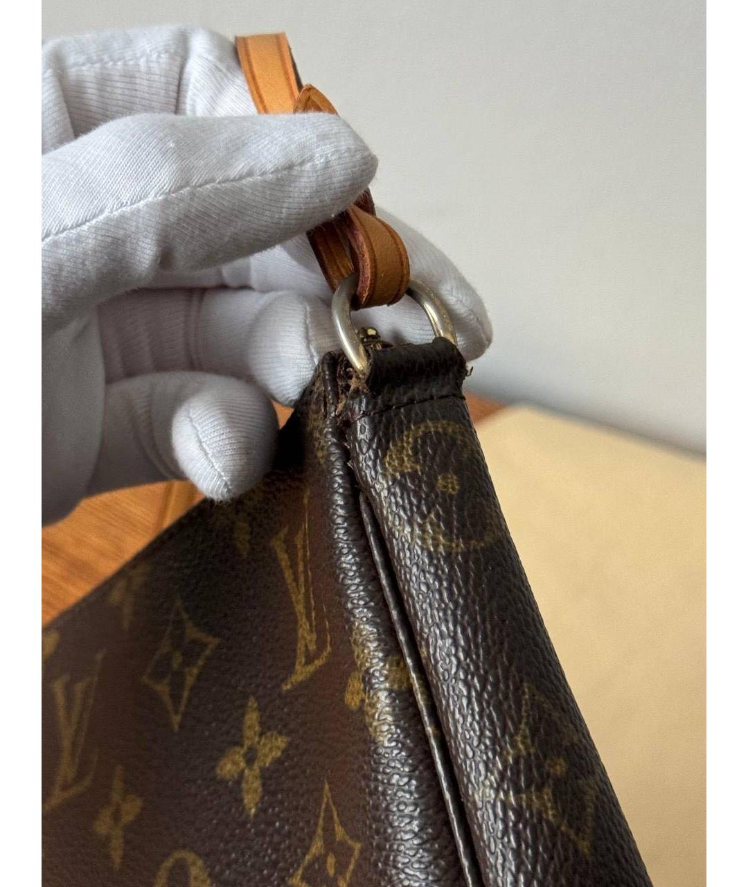 LOUIS VUITTON Коричневая сумка через плечо, фото 7