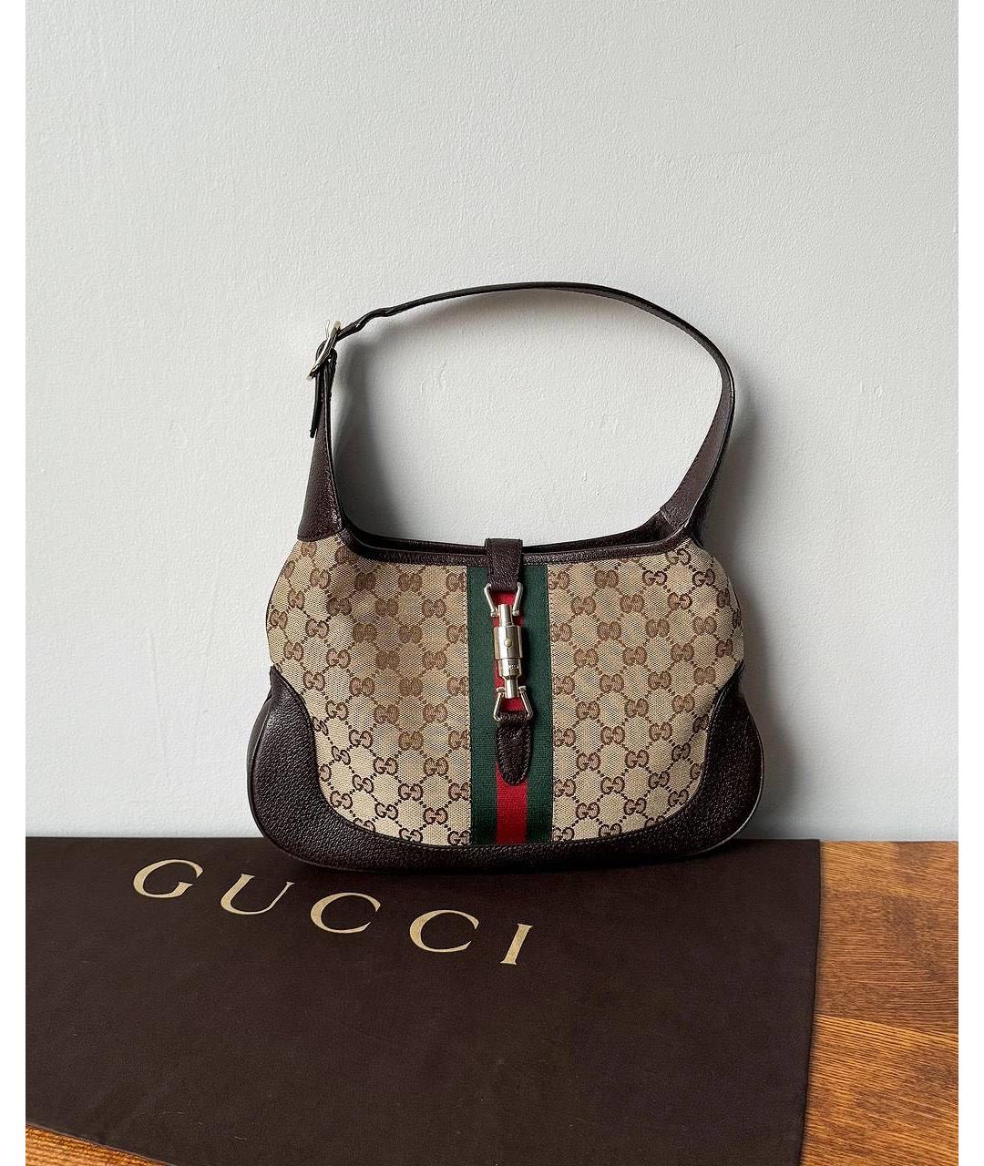 GUCCI Коричневая сумка с короткими ручками, фото 9