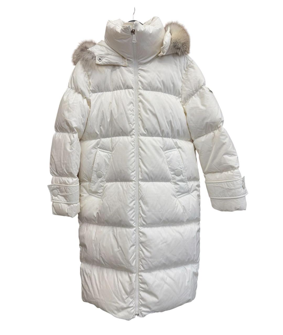 MONCLER Белый пуховик, фото 9