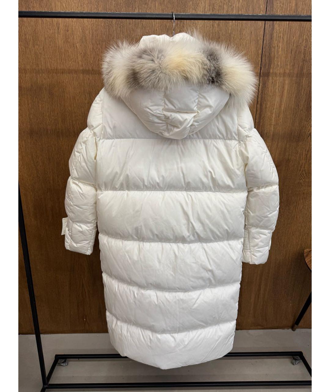 MONCLER Белый пуховик, фото 4