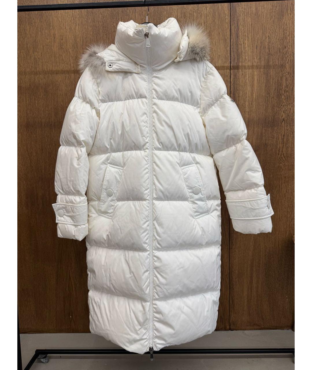 MONCLER Белый пуховик, фото 2