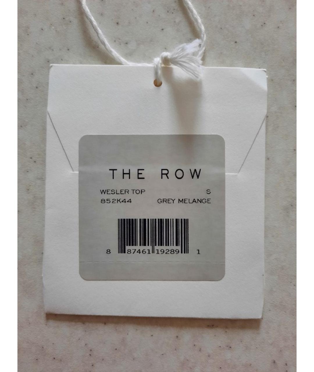 THE ROW Серая хлопковая футболка, фото 9