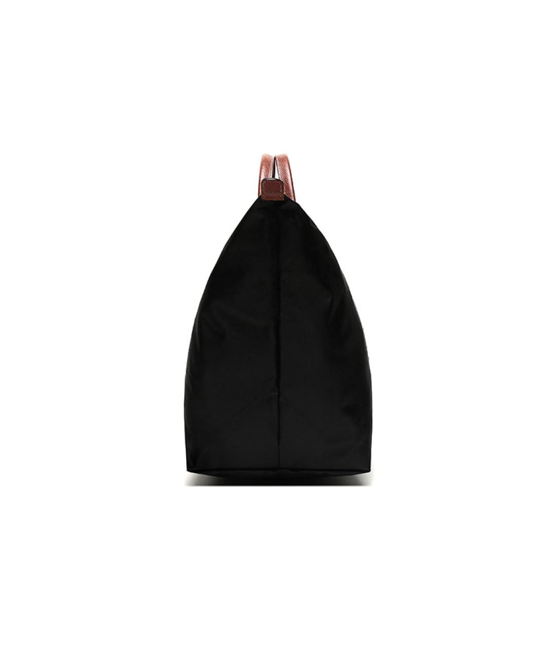LONGCHAMP Черная тканевая сумка через плечо, фото 3