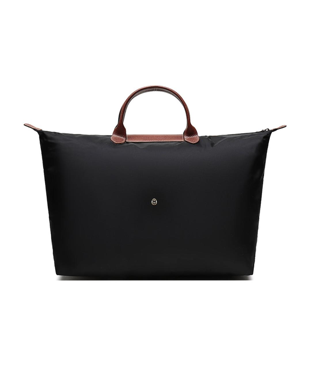 LONGCHAMP Черная тканевая сумка через плечо, фото 4