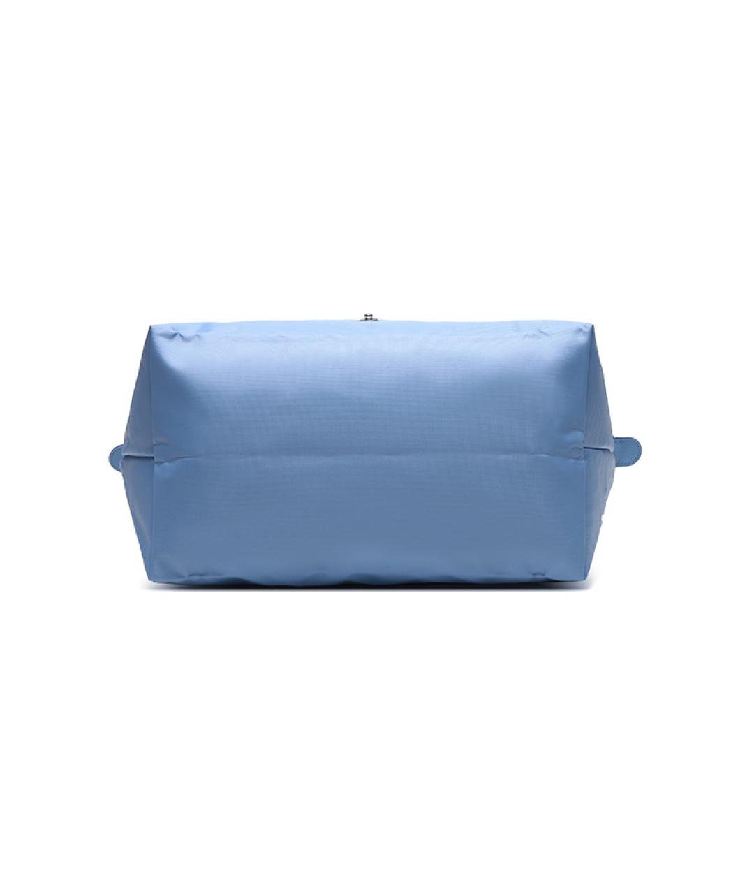 LONGCHAMP Голубая хлопковая сумка через плечо, фото 5