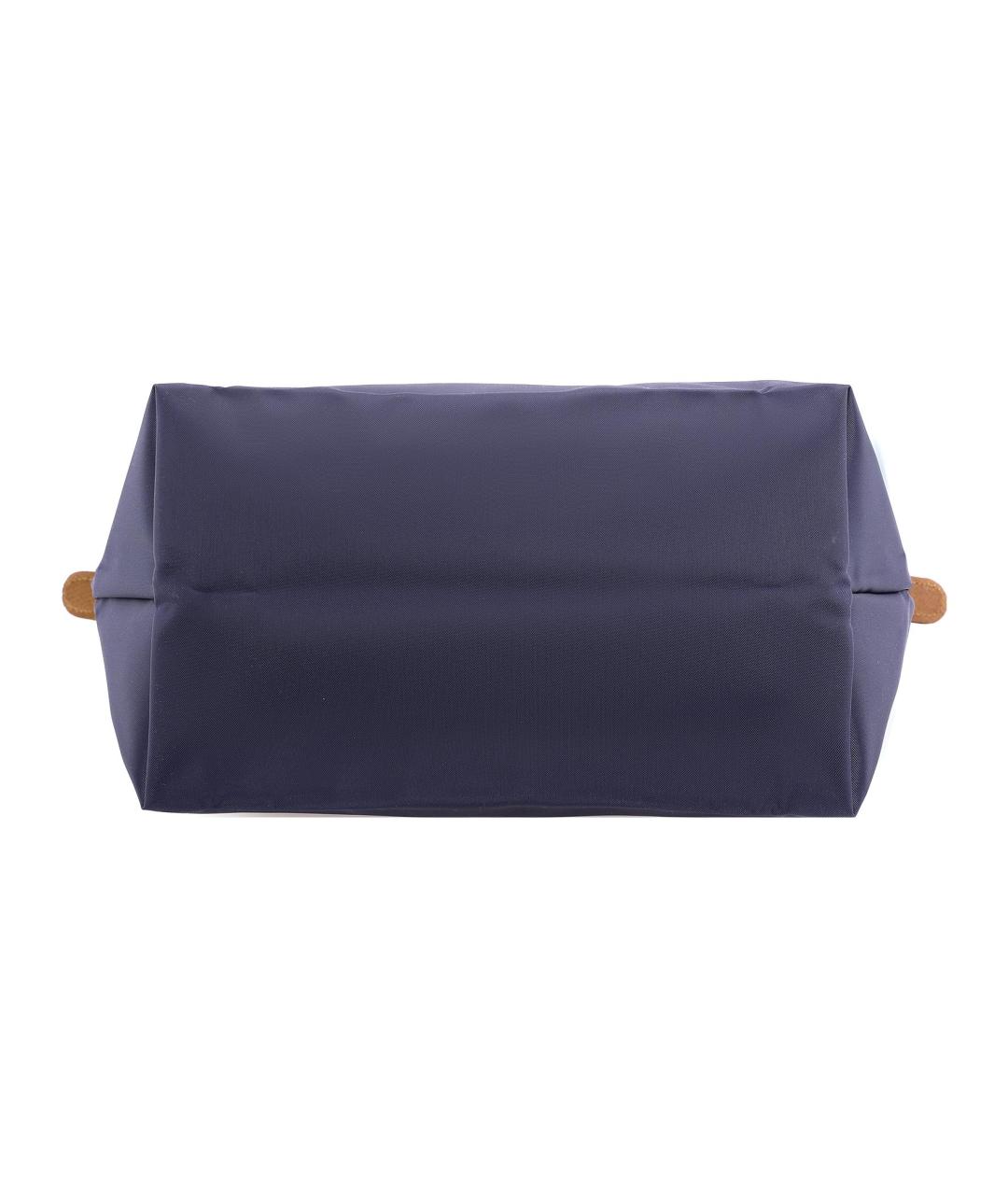 LONGCHAMP Темно-синяя тканевая сумка через плечо, фото 5