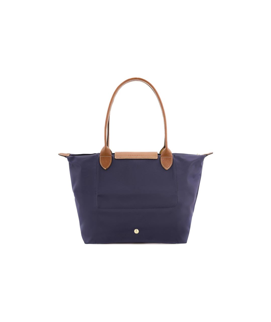 LONGCHAMP Темно-синяя тканевая сумка через плечо, фото 3