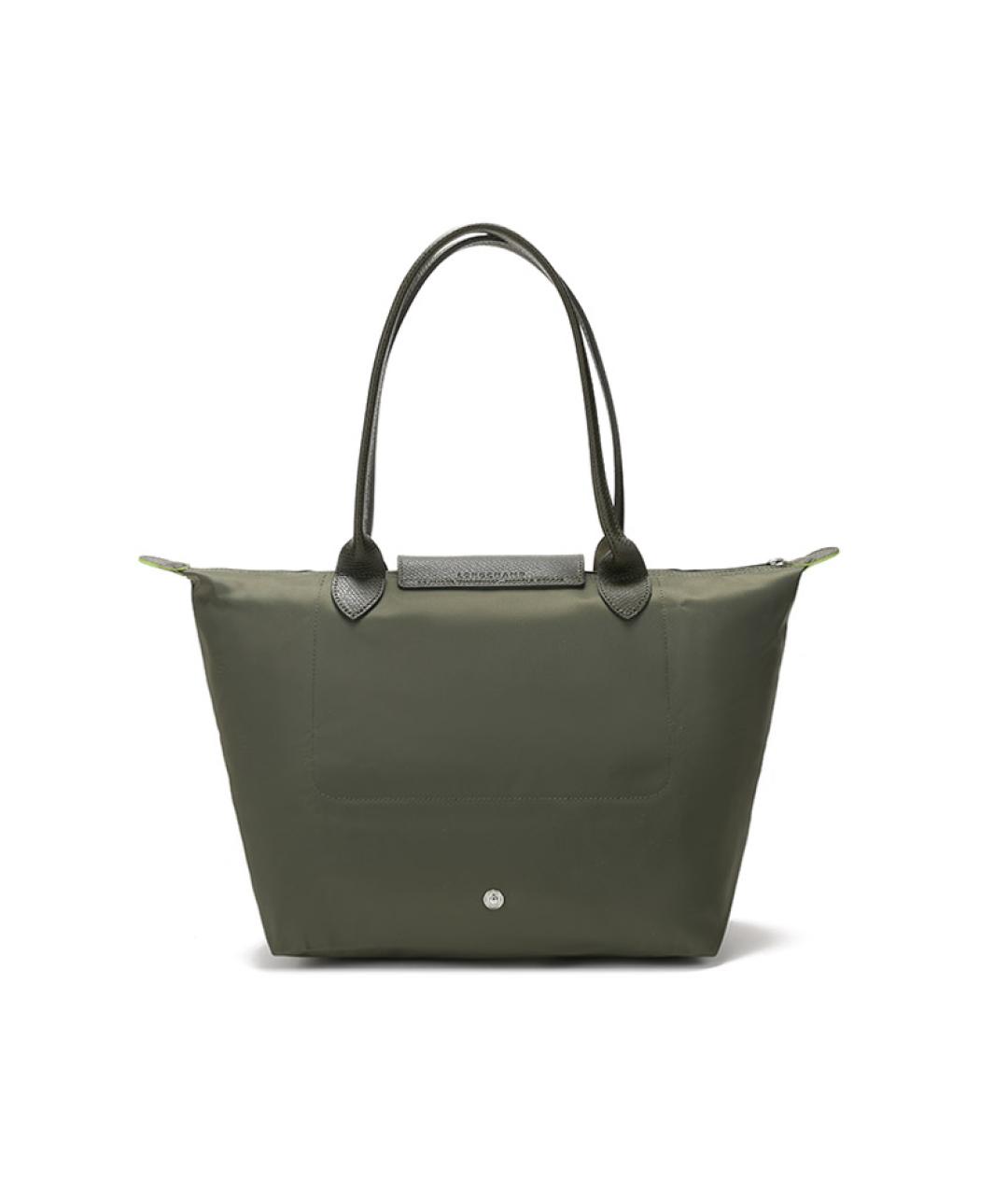 LONGCHAMP Хаки тканевая сумка через плечо, фото 3