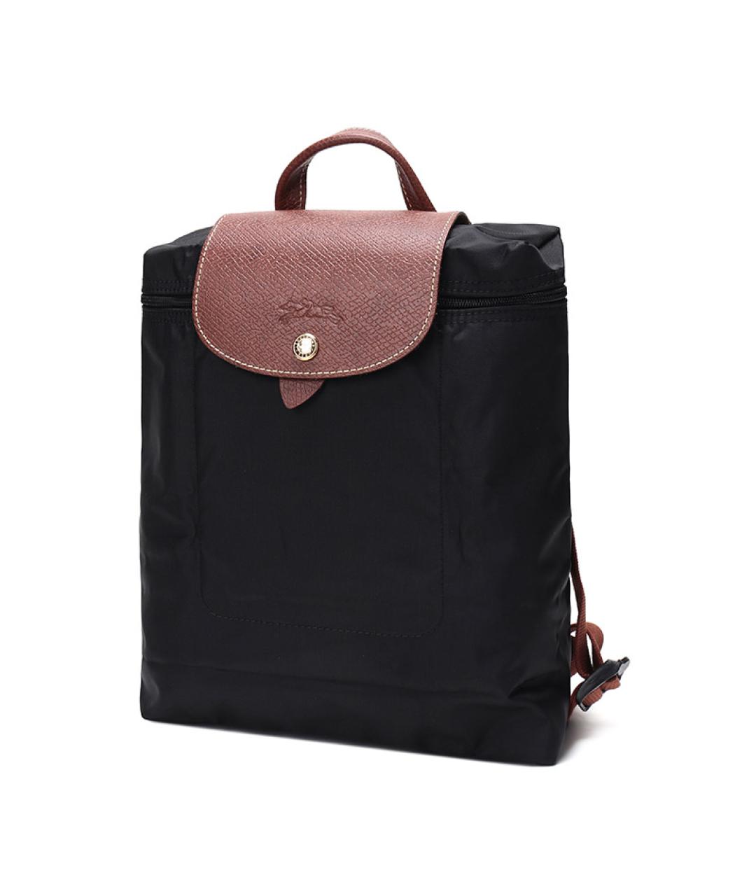 LONGCHAMP Черная тканевая сумка через плечо, фото 2