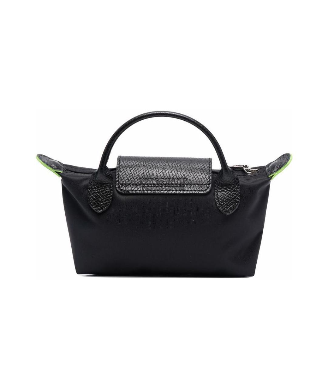 LONGCHAMP Черная тканевая сумка через плечо, фото 2