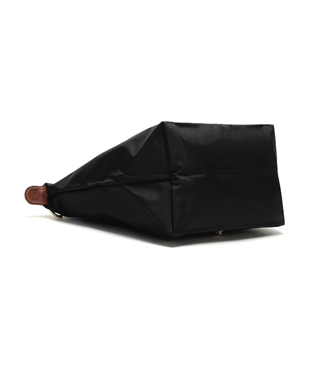 LONGCHAMP Черная тканевая сумка через плечо, фото 4