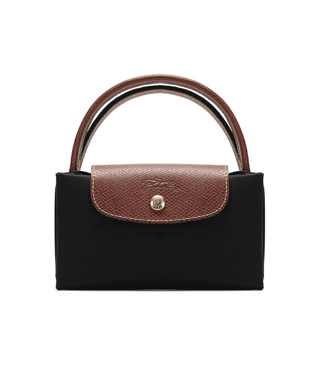 LONGCHAMP Черная тканевая сумка через плечо, фото 5