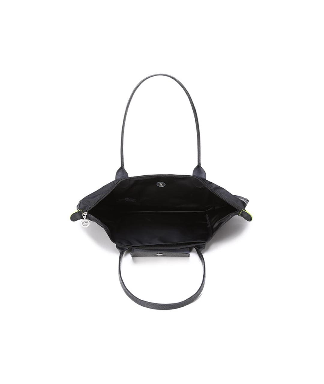 LONGCHAMP Черная тканевая сумка через плечо, фото 6