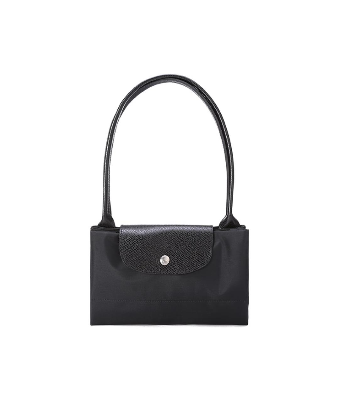 LONGCHAMP Черная тканевая сумка через плечо, фото 7